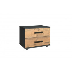 Commando De Rangement Style Industriel 6 Tiroirs En Tissu Et 2 étagères - Marron, 41x29x127 Cm