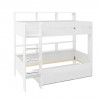 Lits superposés enfant contemporain blanc Gavroche