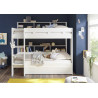 Lits superposés enfant contemporain blanc Gavroche