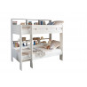 Lits superposés enfant contemporain blanc Gavroche