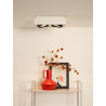 Spot plafond design LED 2 lampes Saphir