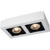 Spot plafond design LED 2 lampes Saphir