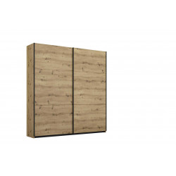 Armoire adulte moderne 175 cm chêne artisan Penelope