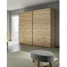 Armoire adulte moderne 175 cm chêne artisan Penelope