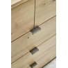 Commode adulte moderne chêne artisan 5 tiroirs Penelope