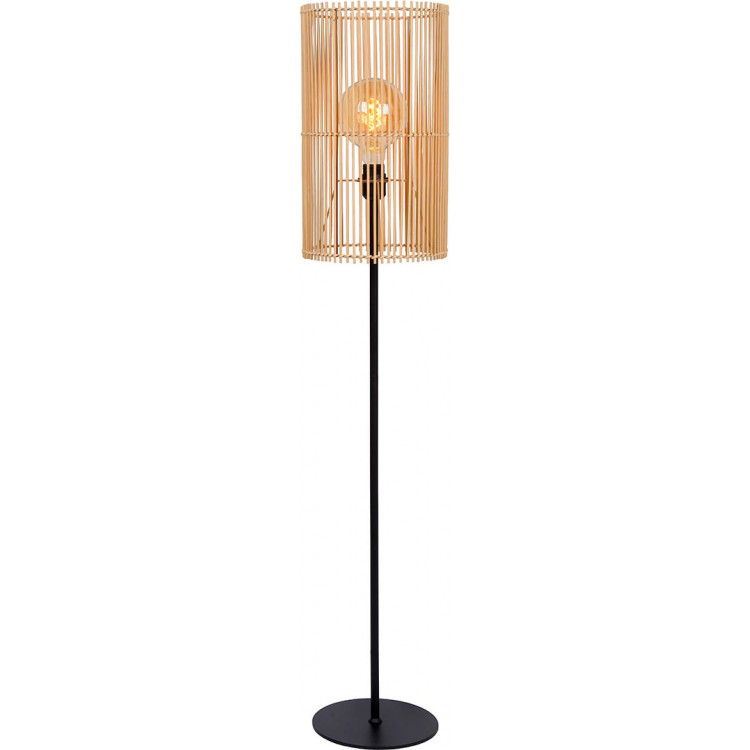 Lampadaire en rotin design Ø 26 cm Luna