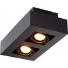 Spot plafond LED 2 lampes design Cap