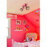 Spot plafond chambre enfant 2 lampes Paula