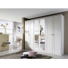 Armoire adulte blanche 271 cm style campagne Rosemarie