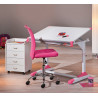 Chaise de bureau moderne en tissu Sylvie