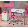 Chaise de bureau moderne en tissu Sylvie