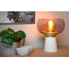 Lampe de table vintage salon blanc 1xE27 Global