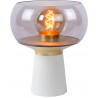 Lampe de table vintage salon blanc 1xE27 Global