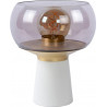 Lampe de table vintage salon blanc 1xE27 Global