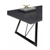 Table basse en céramique anthracite Evoria