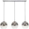 Suspension industrielle 3 lampes Ø29 cm Pauline