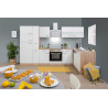 Cuisine d'angle équipée complète contemporaine 310 cm Esterelle