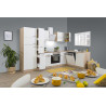 Cuisine d'angle équipée complète contemporaine 310 cm Esterelle