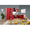 Cuisine d'angle équipée complète contemporaine 310 cm Esterelle