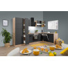 Cuisine d'angle équipée complète contemporaine 310 cm Esterelle