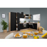 Cuisine d'angle équipée complète contemporaine 310 cm Esterelle