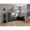 Cuisine d'angle complète contemporaine 280 cm Montego