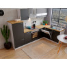 Cuisine d'angle complète contemporaine 280 cm Montego
