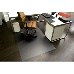 Tapis de protection sol transparent recyclable Blue