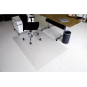 Tapis de chaise transparent recyclable à picots pour moquette Tee