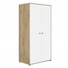 Armoire bébé contemporaine chêne/blanc Jennie