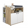 Meuble de rangement contemporain blanc Jennie