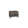 Chambre adulte industrielle marron/graphite Winnie