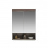 Armoire de toilette contemporaine coloris marron Cooper