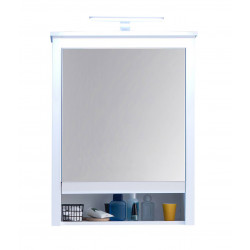 Armoire de toilette contemporaine blanche 62 cm Olivetta