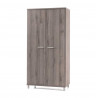 Armoire bébé contemporaine 100 cm chêne gris Sherry