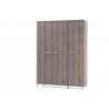 Armoire bébé contemporaine 150 cm chêne gris Sherry