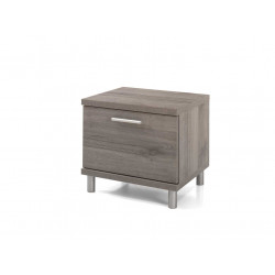 Chevet bébé contemporain chêne gris Sherry