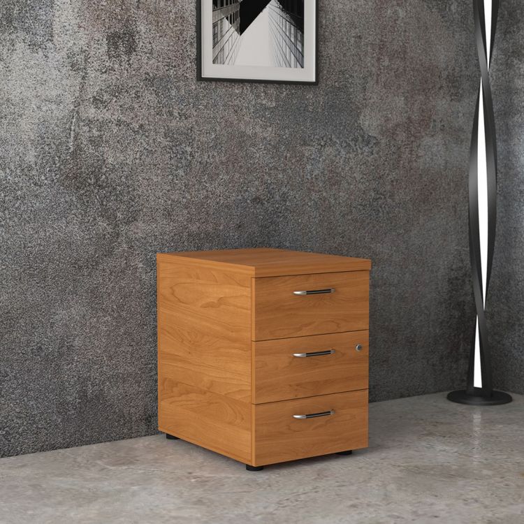 Caisson de bureau moderne coloris noyer Oscar