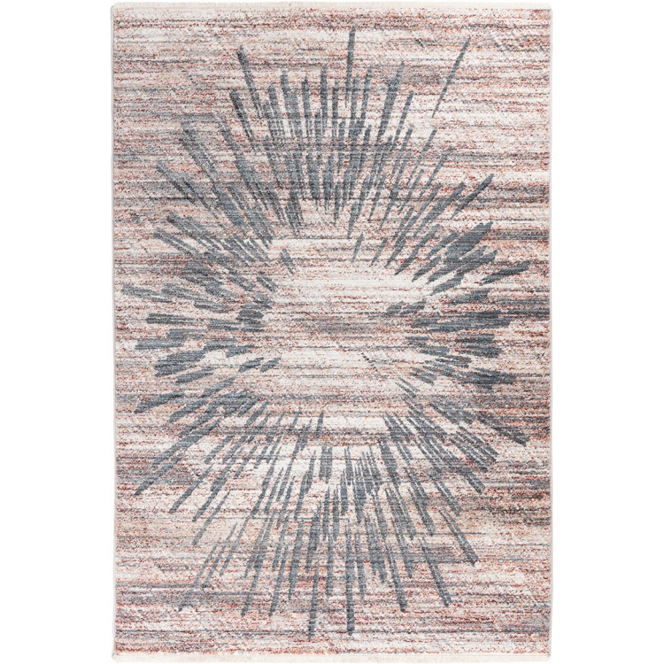 Tapis de salon vintage avec franges Eloge