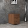 Caisson de bureau moderne mobile coloris noyer Saturne