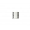 Armoire de salle de bain moderne blanc/béton Stefano