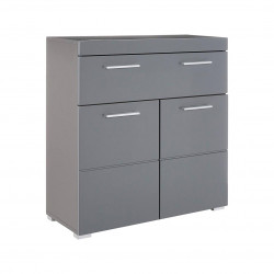 Meuble bas de salle de bains moderne gris 73 cm Andora