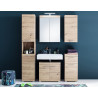 Meuble haut de salle de bains moderne 37 cm coloris chêne Nataelle