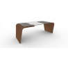 Bureau de direction design coloris noyer Joris