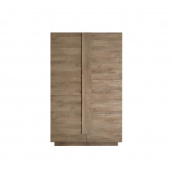Vaisselier/argentier contemporain chêne foncé Neptune