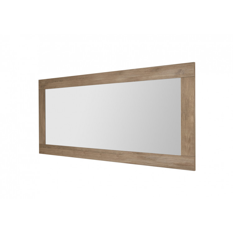 Miroir rectangulaire de salle à manger chêne foncé Neptune