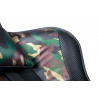 Chaise de bureau moderne en PU imprimé camouflage Forest