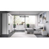 Armoire adulte moderne 206 cm blanc/soie Alexia