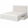 Chambre adulte moderne blanc/soie Alexia