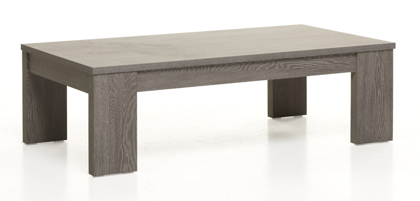 Table basse rectangulaire contemporaine coloris truffe oak Simon